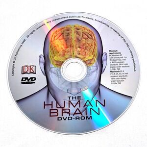 DK Publishing The Human Brain DVD-ROM Educational Anatomy Software 2009 Disc Goo